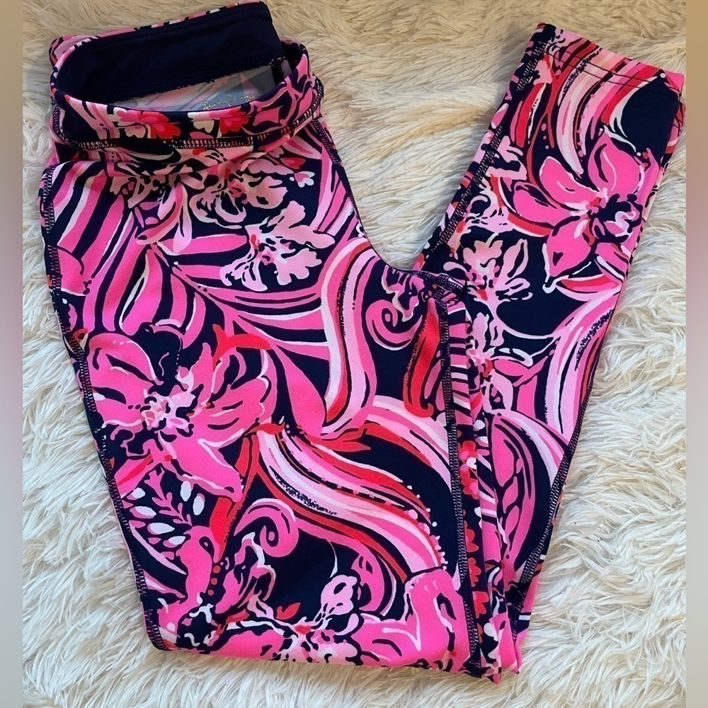 Teen Girls Lily Pulitzer UPF 50+ Luxletic Weekender Legging Sz 12-14